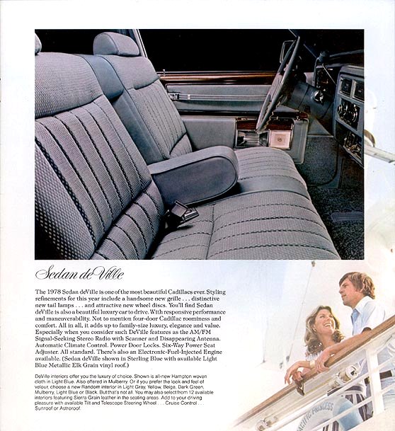 1978 Cadillac Brochure Page 8